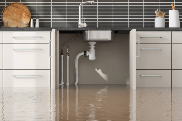 Water damage restoration process in Mcfarland, WI